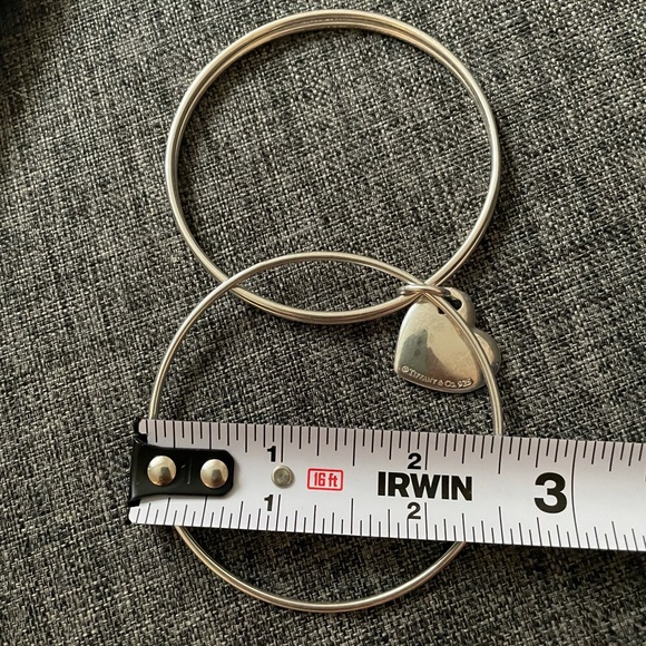 *SOLD* Tiffany & Co. Double Heart Triple Bangle - Picture 5 of 7